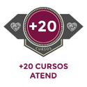 Atend reconocimiento 20 Cursos